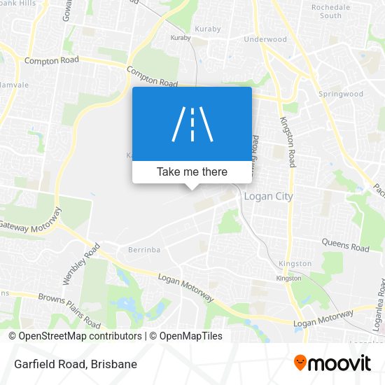 Garfield Road map