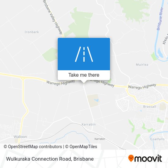 Wulkuraka Connection Road map