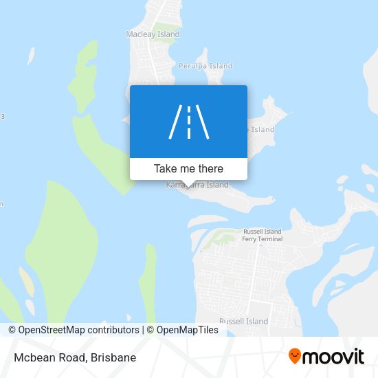 Mcbean Road map