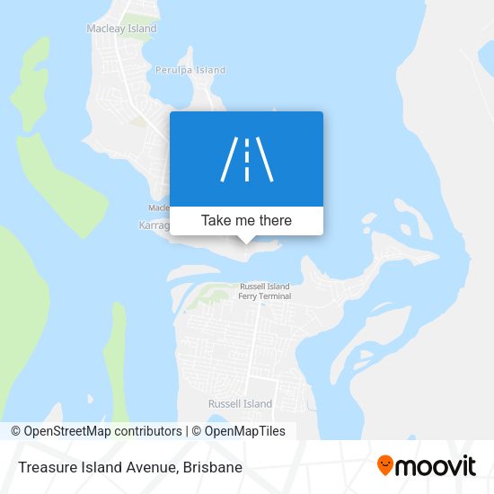 Treasure Island Avenue map