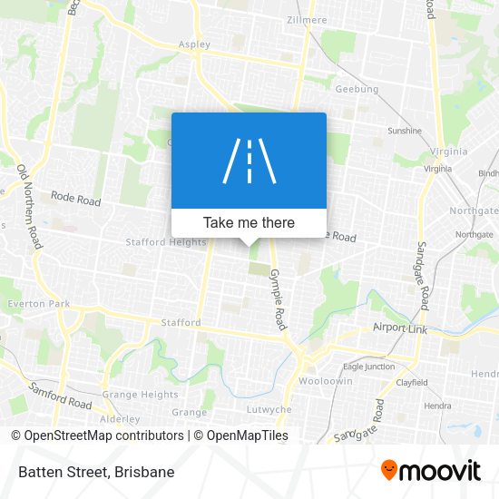 Batten Street map