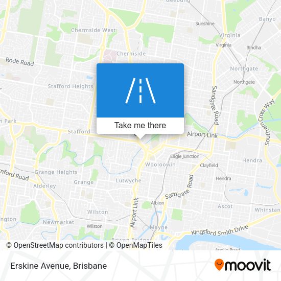 Erskine Avenue map