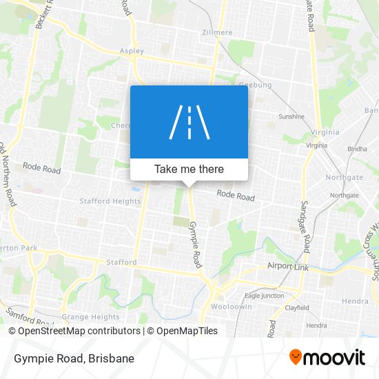 Gympie Road map