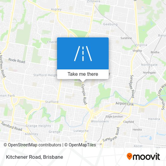 Kitchener Road map