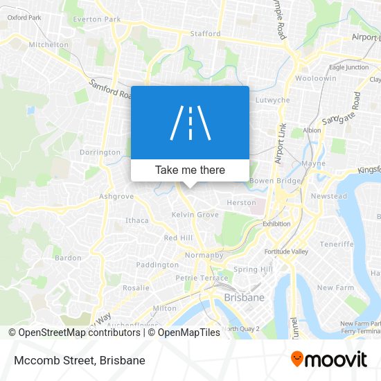Mccomb Street map