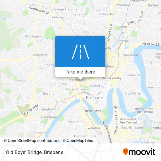 Old Boys' Bridge map