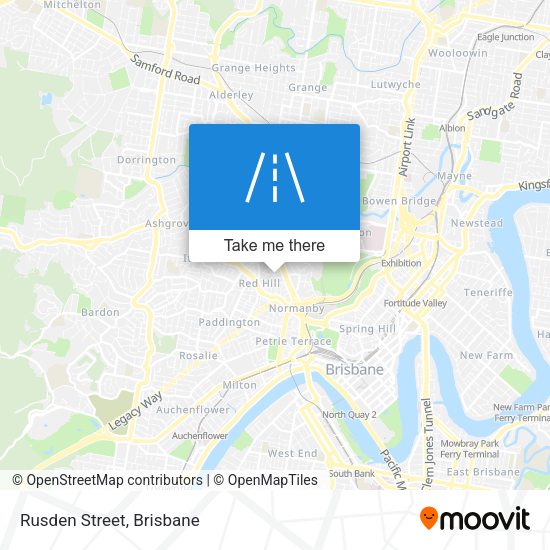 Rusden Street map