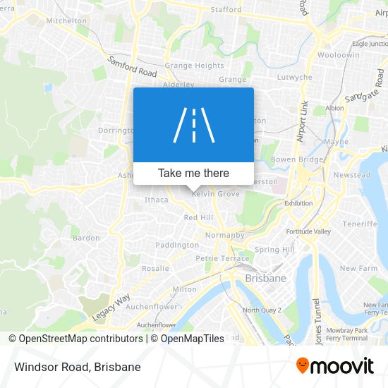 Windsor Road map