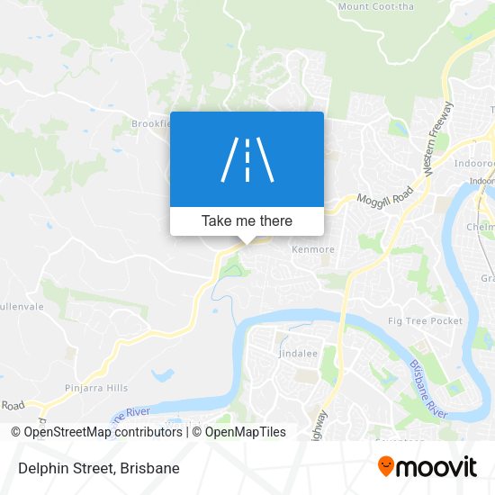 Delphin Street map