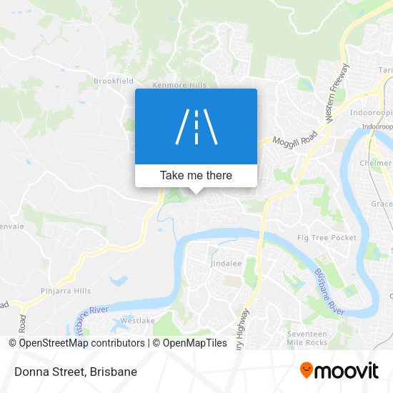 Donna Street map