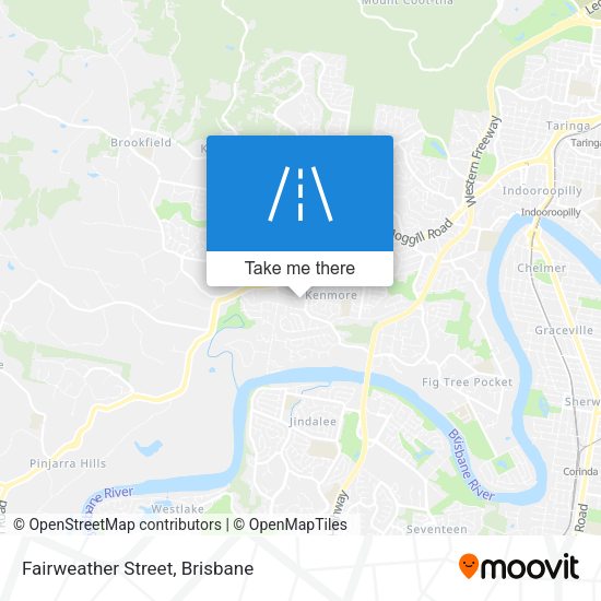 Fairweather Street map