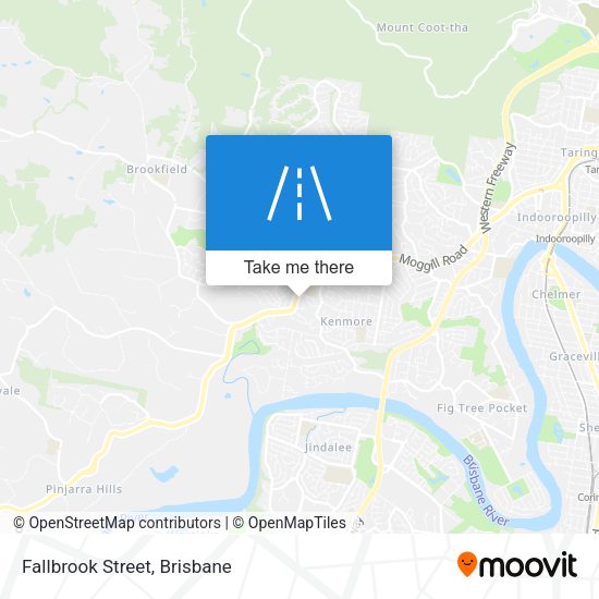 Fallbrook Street map