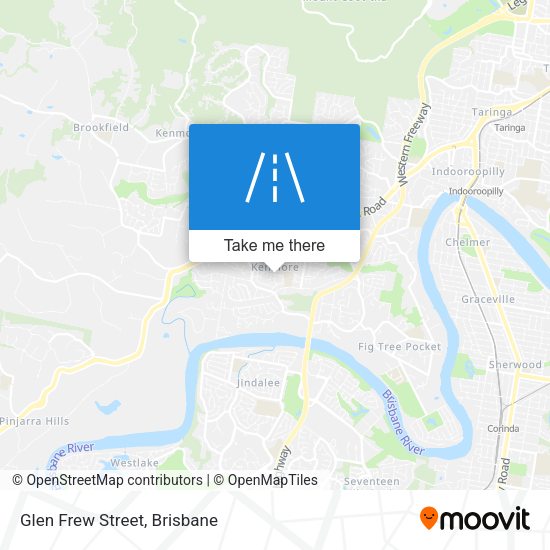 Glen Frew Street map