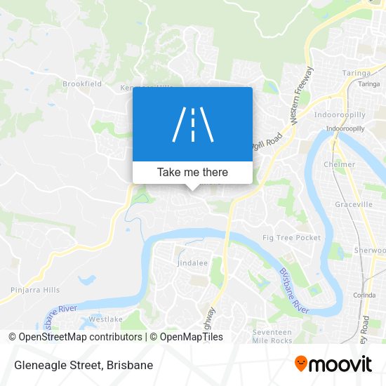 Gleneagle Street map