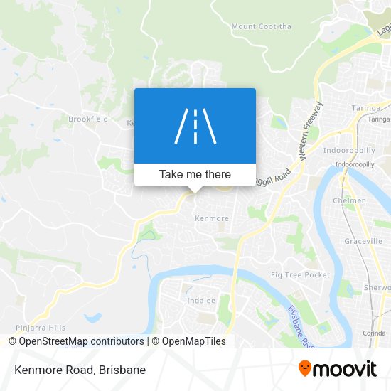 Kenmore Road map
