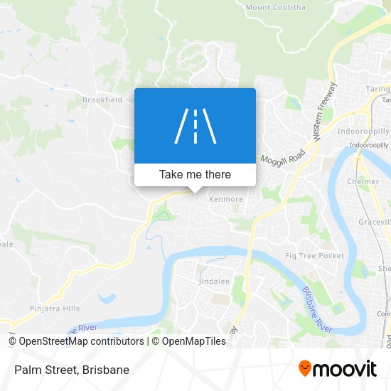 Palm Street map