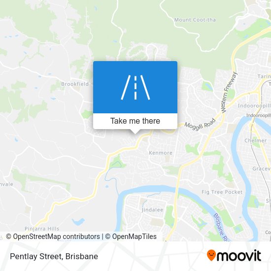 Pentlay Street map