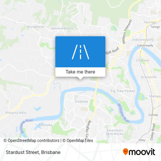 Stardust Street map