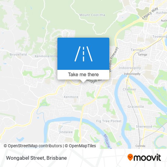 Mapa Wongabel Street