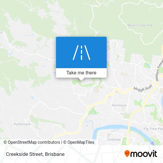 Creekside Street map