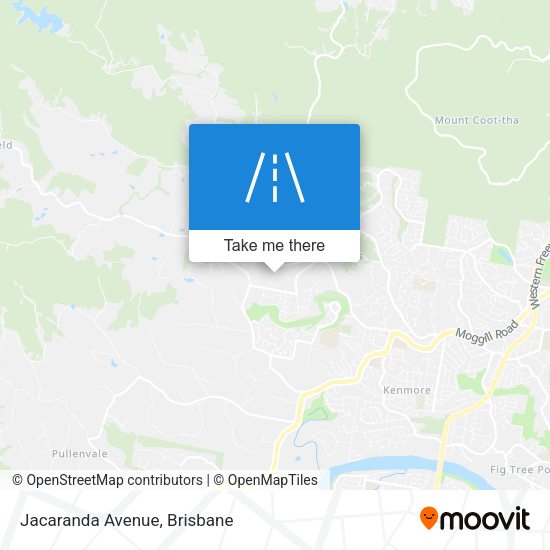 Jacaranda Avenue map