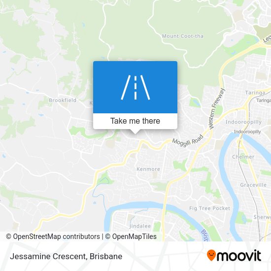 Jessamine Crescent map