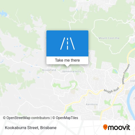 Kookaburra Street map