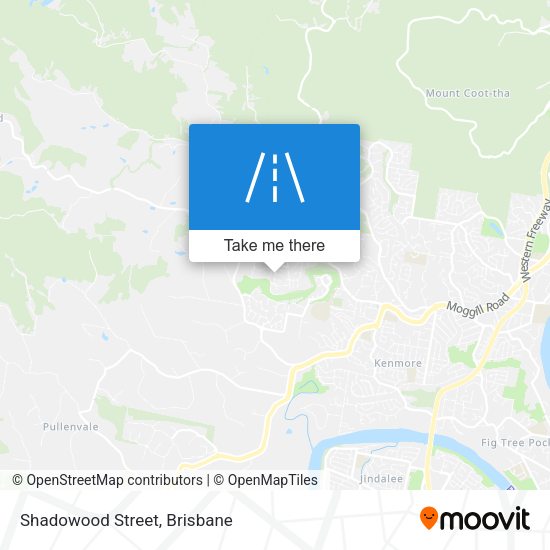 Shadowood Street map