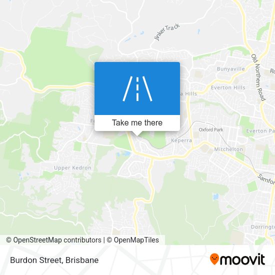 Burdon Street map