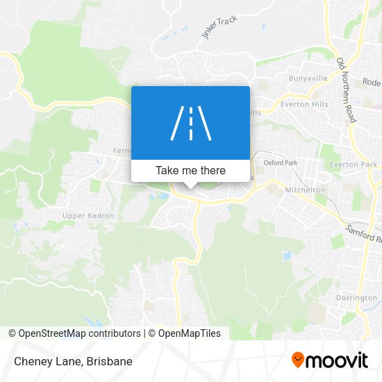 Cheney Lane map