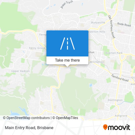 Main Entry Road map