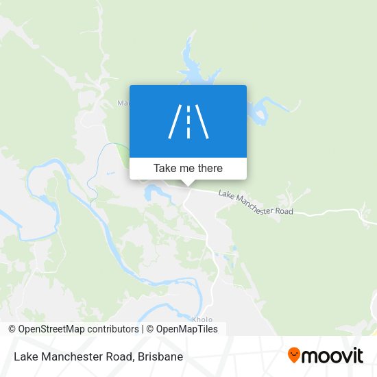 Lake Manchester Road map