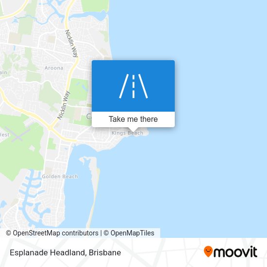 Esplanade Headland map