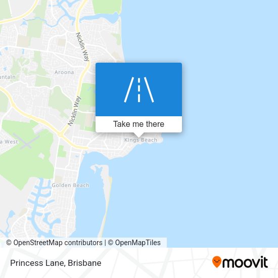 Princess Lane map