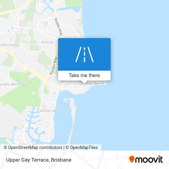 Upper Gay Terrace map