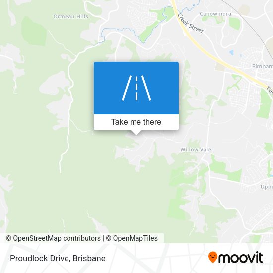 Proudlock Drive map