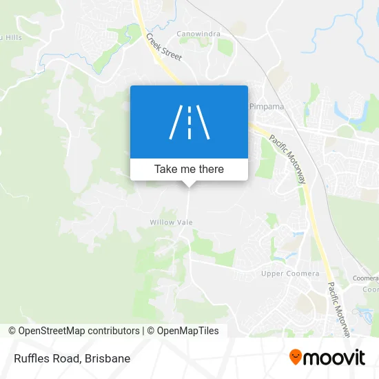 Mapa Ruffles Road