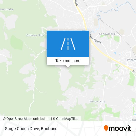 Stage Coach Drive map