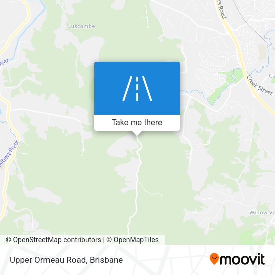 Upper Ormeau Road map