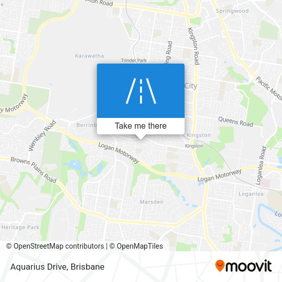 Aquarius Drive map