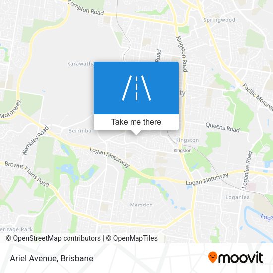 Ariel Avenue map