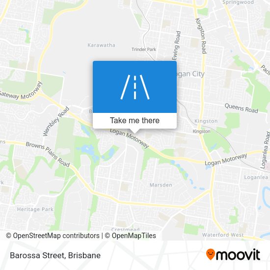 Barossa Street map