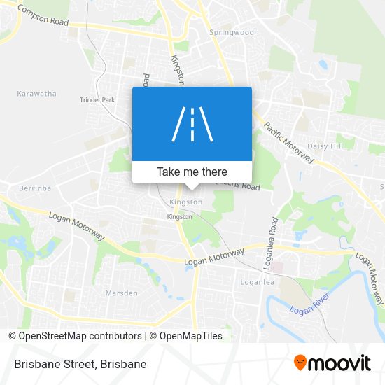 Brisbane Street map