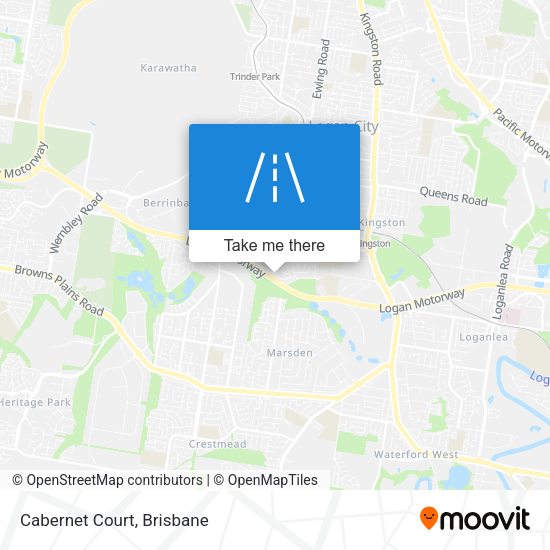 Cabernet Court map