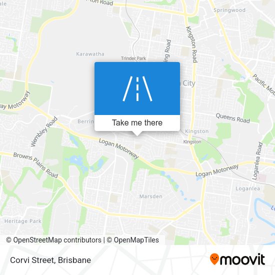 Corvi Street map