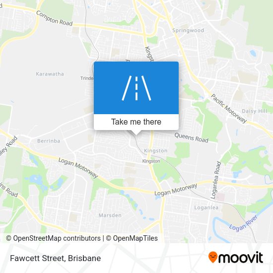 Fawcett Street map