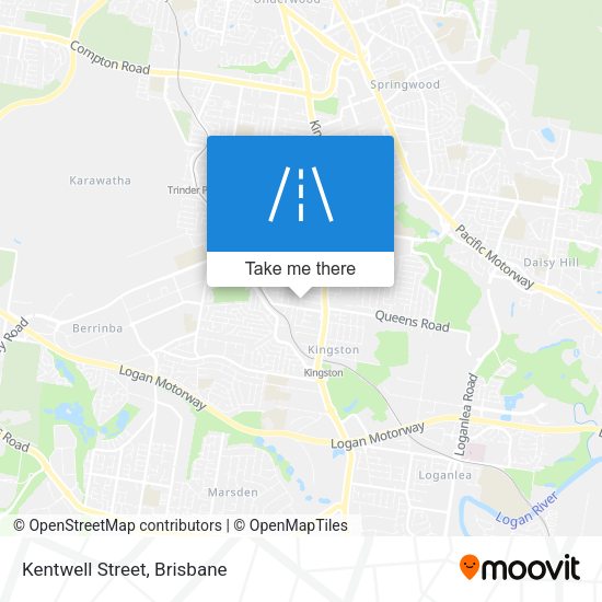 Kentwell Street map