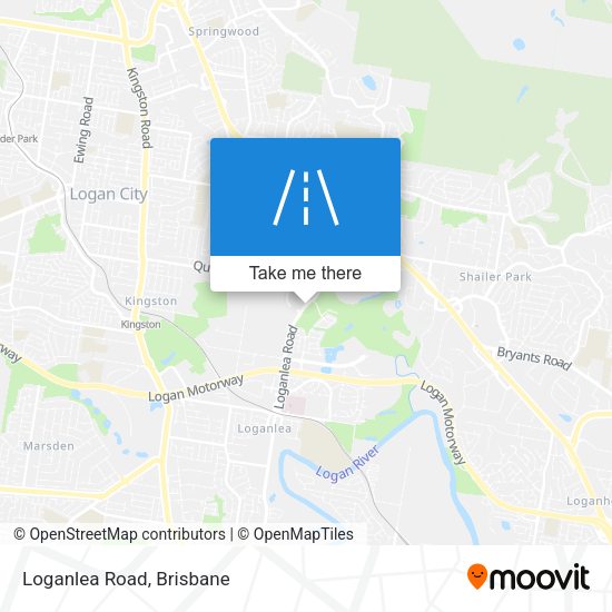 Loganlea Road map