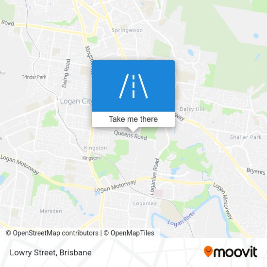 Lowry Street map
