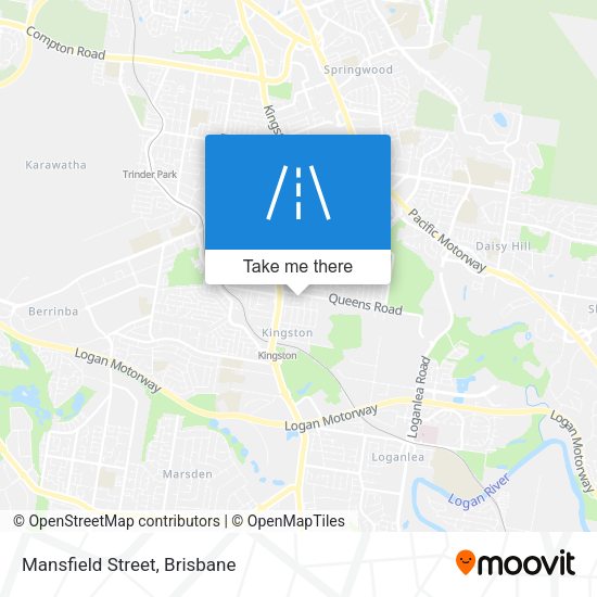 Mansfield Street map